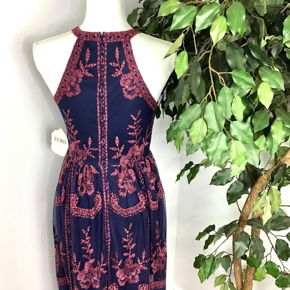 Altar’d State Onawei Plum Multi Lace Maxi S - Picture 6 of 13